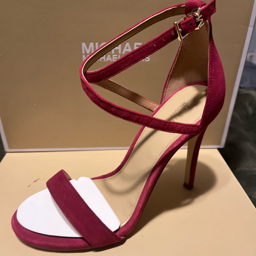 Michael Kors Pink Strappy Heels